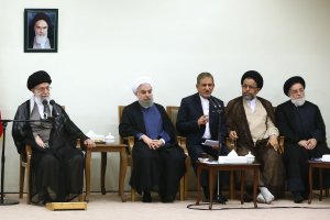 دیدار رئیس جمهوری و اعضای هیأت دولت با رهبر معظم انقلاب اسلامی