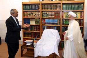 دیدار دکتر نهاوندیان  با حضرت آیت الله مکارم شیرازی