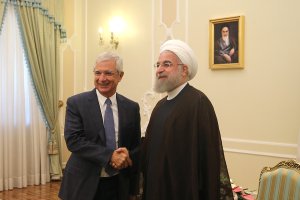 دیدار رییس مجلس ملی فرانسه با رییس جمهوری
