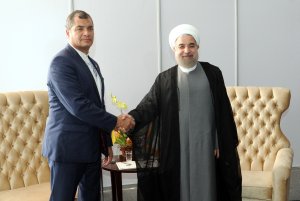 دکتر روحانی دردیدار رییس جمهوری اکوادور