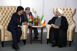 دکتر روحانی در دیدار رییس جمهوری بولیوی