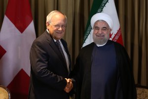 دکتر روحانی در دیدار رییس جمهوری سوئیس