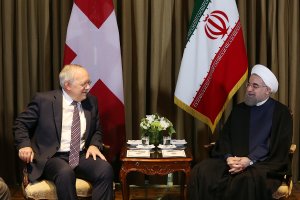 دکتر روحانی در دیدار رییس جمهور سوئیس