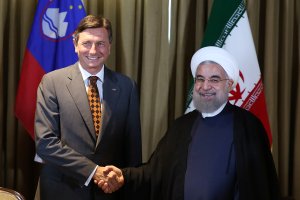دکتر روحانی در دیدار با رییس جمهور اسلوونی