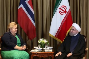 دکتر روحانی  در دیدار با نخست وزیر نروژ