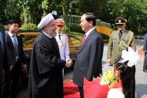 استقبال رسمی رییس جمهوری ویتنام از دکتر روحانی