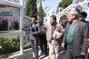 بازدید دکتر رضوی از نمایشگاه هنر تدبیر به مناسبت روز ملی روستا
