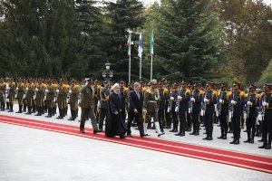 استقبال رسمی دکتر روحانی از رییس جمهوری فنلاند