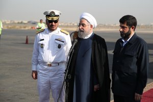 ورود رییس جمهوری به اهواز 