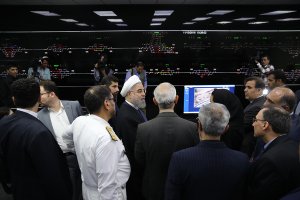 افتتاح سامانه کنترل ترافیک راه آهن جنوب غرب کشور با حضور دکتر روحانی
