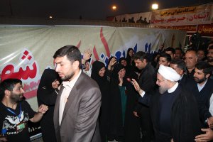 دکتر روحانی ‏در  افتتاح پایانه مرزی شلمچه