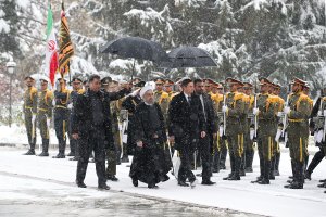 استقبال رسمی دکتر روحانی از رییس جمهوری اسلوونی