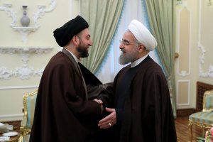 دکتر روحانی در دیدار رییس مجلس اعلای عراق 