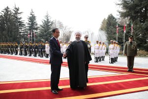استقبال رسمی از رییس جمهوری اندونزی