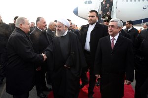 رییس جمهوری وارد ایروان شد
