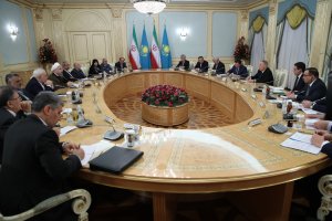 دکتر روحانی در نشست مشترک هیات های عالی رتبه ایران وقزاقستان