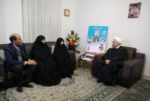 رییس جمهوری در دیدار خانواده شهیدان بغدادی