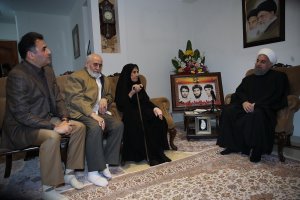 رییس جمهوری در دیدار با خانواده شهیدان پالیزوانی