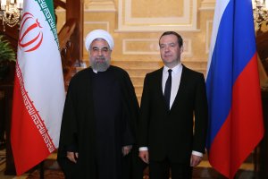 دکتر روحانی در دیدار نخست وزیر روسیه
