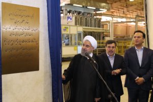 افتتاح طرح صنعتی پایا پلیمر پلاستیک و پیرایه چوب ایرانیان در شهرستان تاکستان قزوین