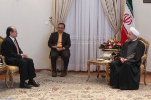 تقدیم استوارنامه سفیر قبرس