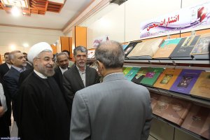 بیست و هفتمین نمایشگاه بین‌المللی کتاب تهران با حضور رییس جمهوری آغاز به کار کرد