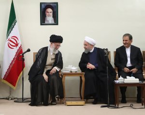 رییس جمهور در دیدار اعضای دولت دوازدهم با رهبر معظم انقلاب اسلامی