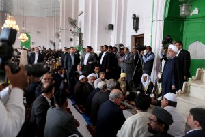 دکتر روحانی در نمازجمعه حیدر آباد هند
