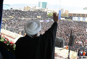 رئیس جمهور در اجتماع بزرگ و پرشور مردم تبریز