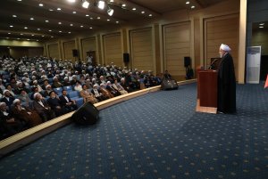 دکتر روحانی در دیدار صمیمی با  جمعی از علما و روحانیون