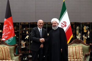دکتر روحانی در دیدار رییس جمهور افغانستان