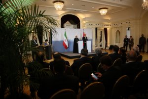 مصاحبه خبری روسای جمهور ایران و سوئیس 