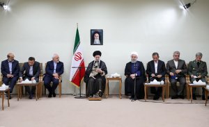 دیدار رئیس جمهور و اعضای هیئت دولت با رهبر معظم انقلاب اسلامی 