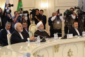 آغاز نشست سران پنج کشور ساحلی دریای خزر با حضور دکتر روحانی 