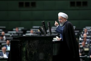 حضور دکتر روحانی در مجلس