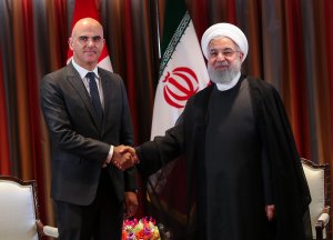 دکتر روحانی در دیدار رییس جمهور سوئیس