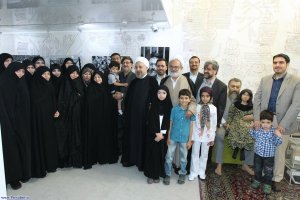 دیدار با خانواده شهید آیت‌الله دکتر بهشتی