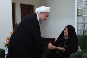 دیدار با خانواده شهیدان ملاعباسی