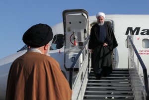 ورود رئیس جمهور به شاهرود