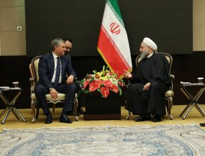 دیدار با رئیس مجلس روسیه
