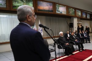 بازدید دکتر روحانی از مرکز ملی راهبری شبکه برق کشور