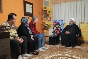 دیدار رئیس جمهور با "هاسو کشیش دانیلیان" جانباز ارمنی 