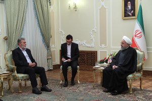 دیدار دبیرکل جنبش جهاد اسلامی فلسطین با رییس جمهور