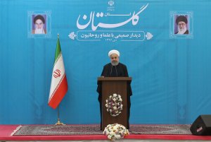 دکتر روحانی در دیدار صمیمی با علما و روحانیون استان گلستان