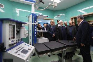 افتتاح مرکز تروما و اورژانس ۱۵۲ تختخوابی شهید نبوی گرگان با حضور رئیس جمهور