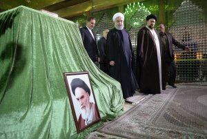 مراسم تجدید میثاق اعضای دولت با آرمانهای امام راحل و شهیدان