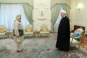 تقدیم استوار نامه سفیر جدید کشور پاکستان