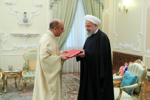 تقدیم استوارنامه سفیر تونس