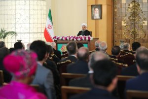 دیدار سفرا و روسای نمایندگی ها و سازمان های خارجی مقیم تهران به مناسبت چهلمین سالروز پیروزی انقلاب اسلامی