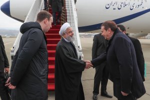 دکتر روحانی وارد شهر سوچی روسیه شد